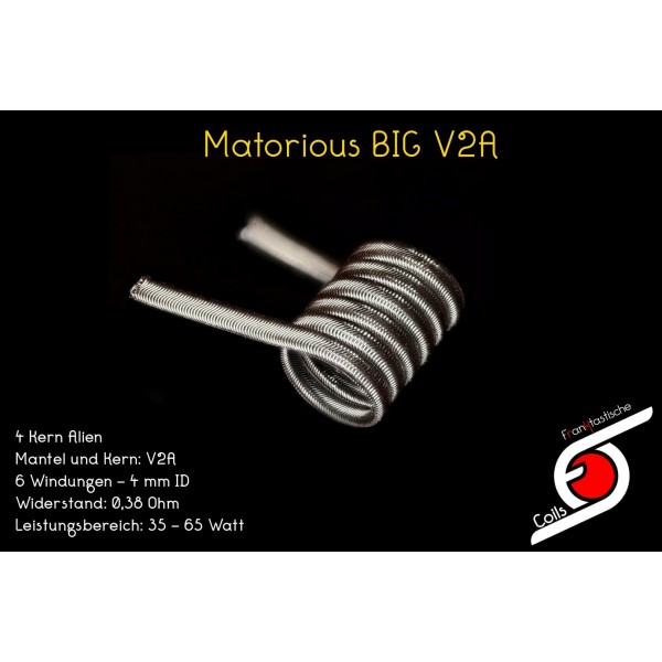 Franktastische Coils Matorious BIG V2A 0,38Ohm für MATO